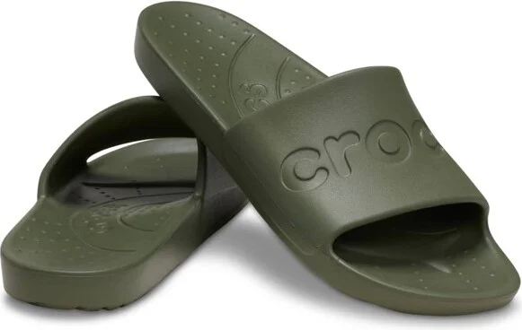Crocs Adult Slides Summer Sandals, Navy, W8/M6 - Image 5