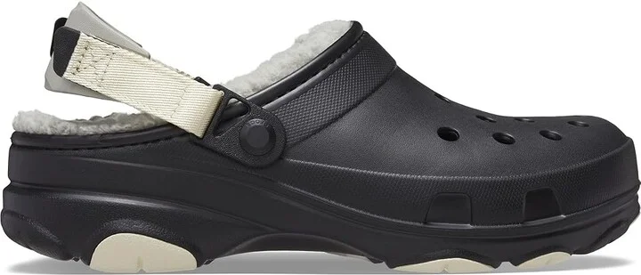 Crocs All Terrain Lined Clog Shoes Black : Men's 10 - Women's 12 Medium, Synthetic - Image 5