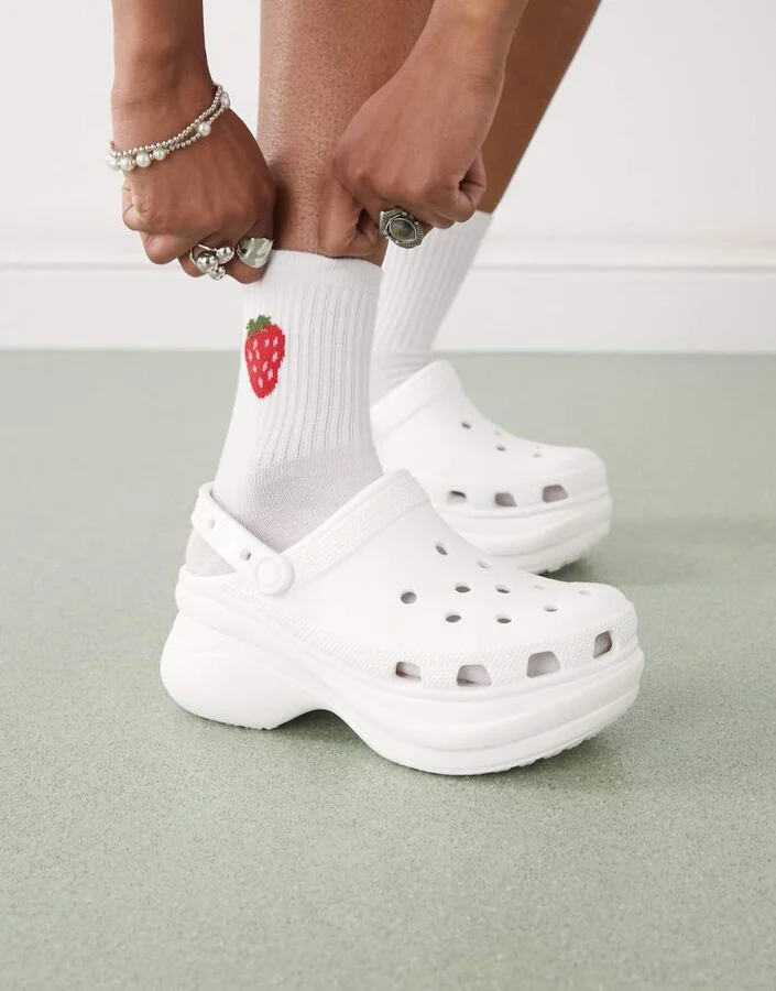 Crocs Bae clogs in white