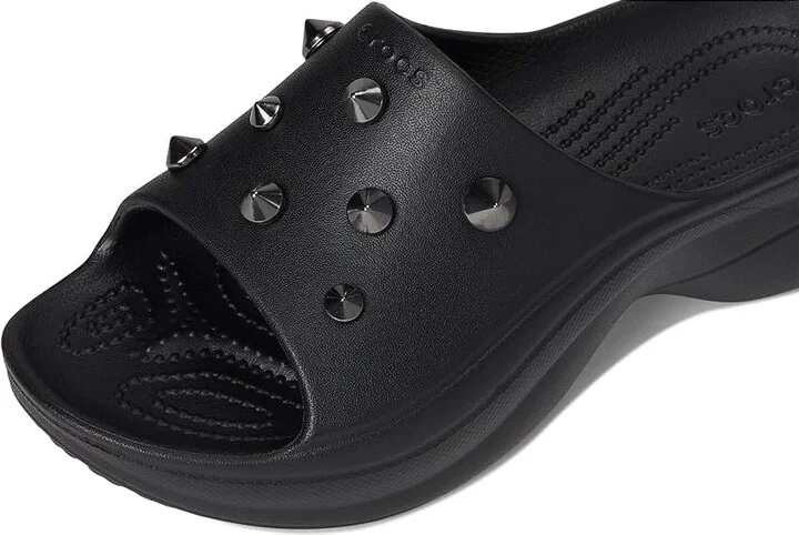 Crocs Bae Slide Women's Sandals Black Studded : 8 M, Synthetic - Image 7