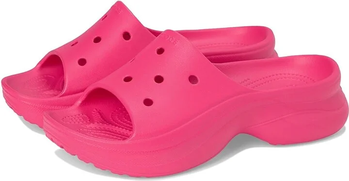 Crocs Bae Slide Women's Sandals Dragon Fruit : 7 M, Synthetic