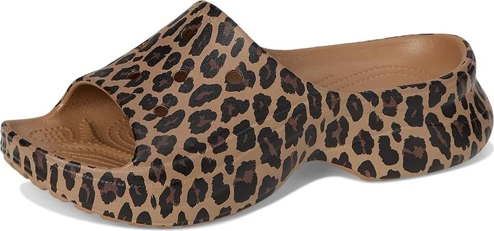 Crocs Bae Slide Women's Sandals Sepia/Leopard : 6 M, Synthetic - Image 5