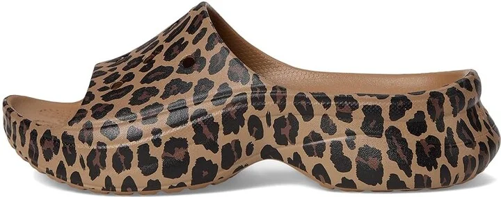 Crocs Bae Slide Women's Sandals Sepia/Leopard : 6 M, Synthetic - Image 6