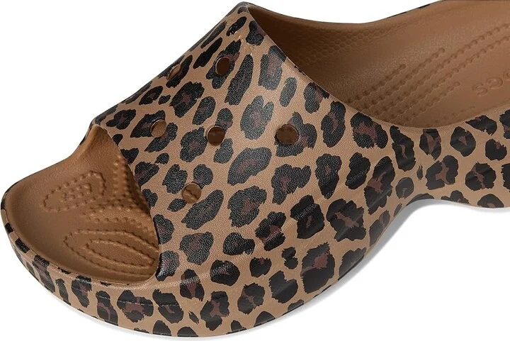 Crocs Bae Slide Women's Sandals Sepia/Leopard : 6 M, Synthetic - Image 7