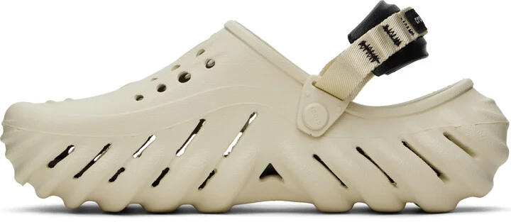 Crocs Beige Echo Clogs - Image 3