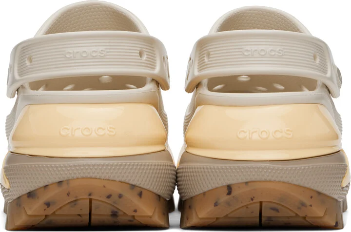 Crocs Beige Mega Crush Clogs - Image 2
