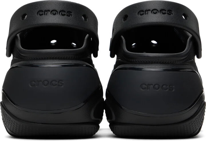 Crocs Black Bubble Crush Clogs - Image 2