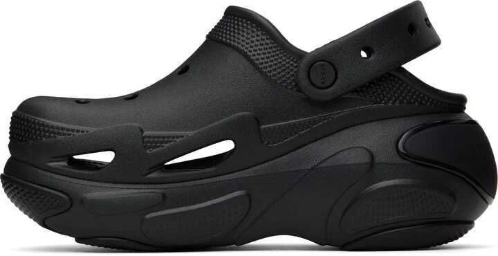 Crocs Black Bubble Crush Clogs - Image 3