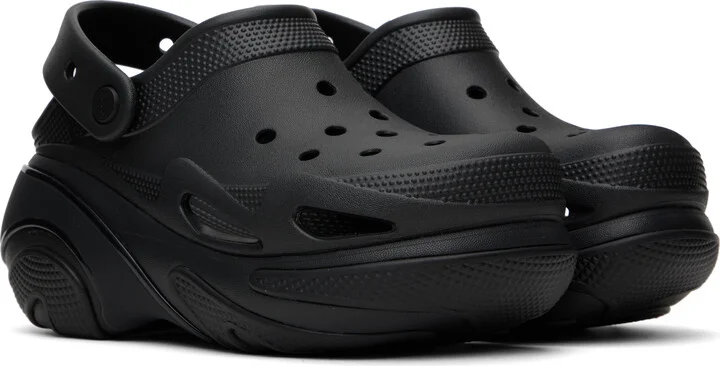 Crocs Black Bubble Crush Clogs - Image 4