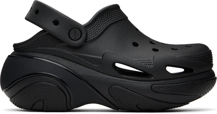 Crocs Black Bubble Crush Clogs