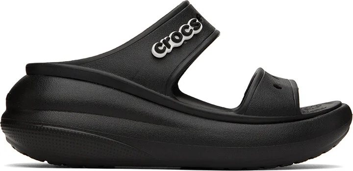 Crocs Black Classic Crush Sandals