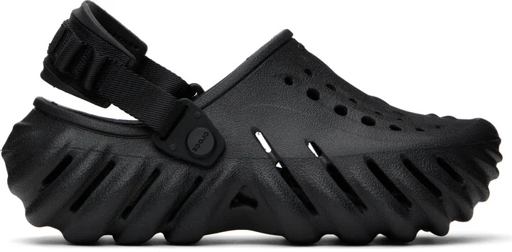 Crocs Black Echo Clogs