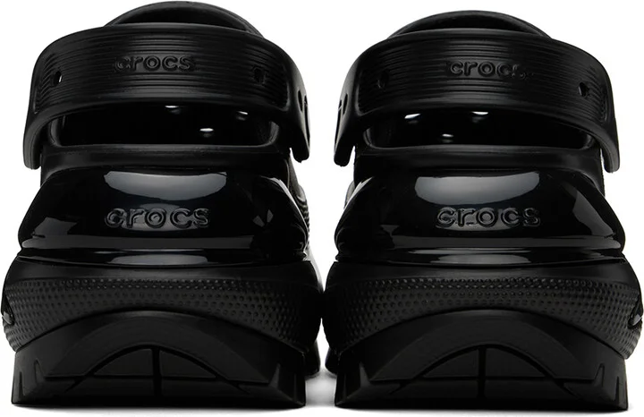Crocs Black Mega Crush Clogs - Image 2