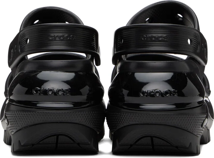 Crocs Black Mega Crush Sandals - Image 2