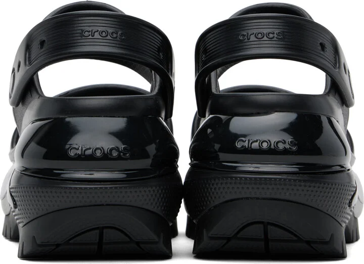 Crocs Black Mega Crush Sandals - Image 2