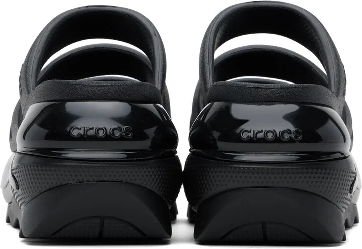 Crocs Black Mega Crush Triple Strap Sandals - Image 2