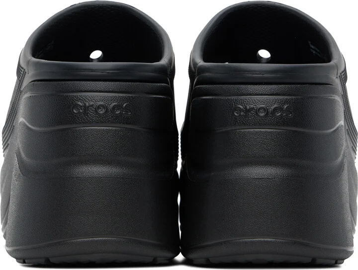 Crocs Black Siren Heels - Image 2