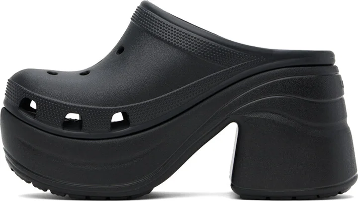 Crocs Black Siren Heels - Image 3