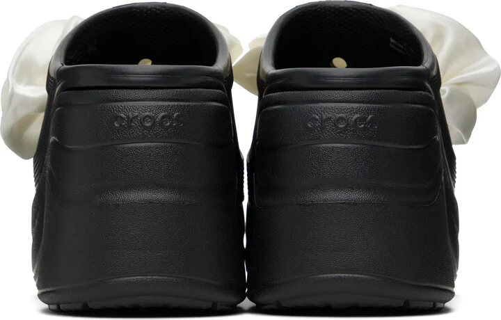 Crocs Black Siren Rosette Clogs - Image 2