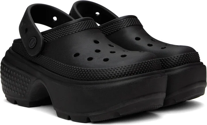 Crocs Black Stomp Clogs - Image 4