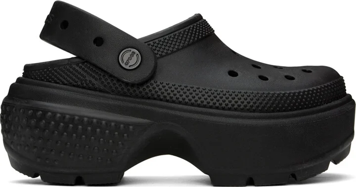 Crocs Black Stomp Clogs