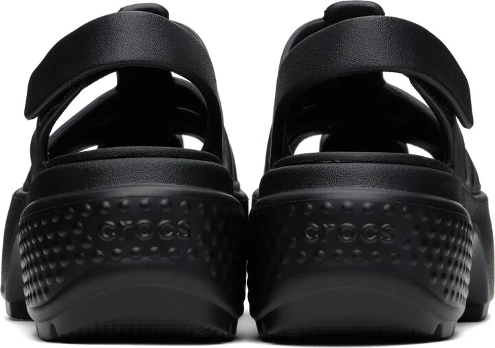 Crocs Black Stomp Fisherman Sandals - Image 2