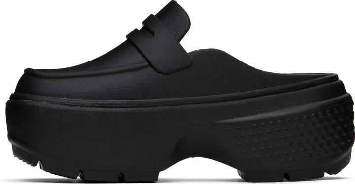 Crocs Black Stomp Loafers - Image 3