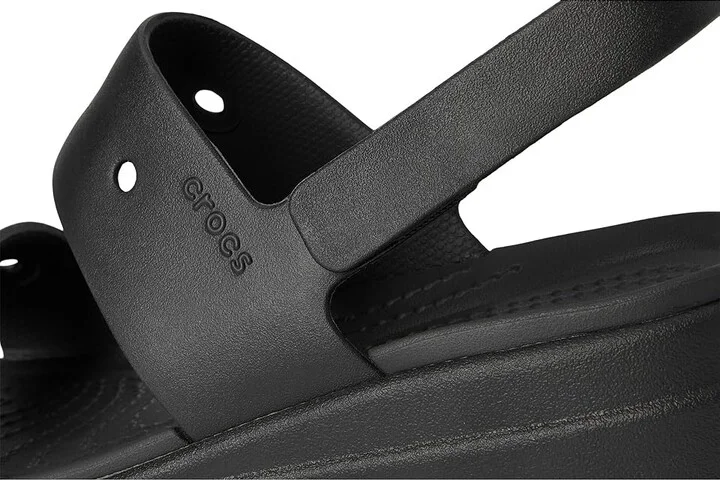 Crocs Brooklyn 4U Low Wedges Women's Sandals Black : 9 M, Synthetic - Image 7