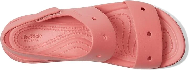 Crocs Brooklyn 4U Low Wedges Women's Sandals Hot Blush : 5 M, Synthetic - Image 2