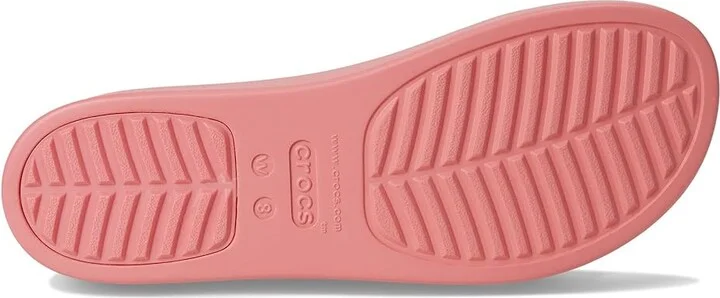 Crocs Brooklyn 4U Low Wedges Women's Sandals Hot Blush : 5 M, Synthetic - Image 3