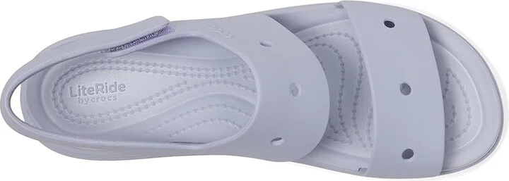 Crocs Brooklyn 4U Low Wedges Women's Sandals Purple Moon : 9 M, Synthetic - Image 2