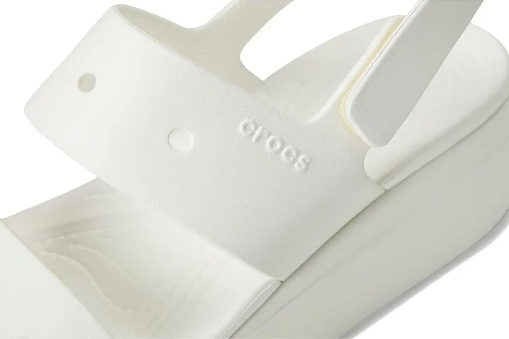 Crocs Brooklyn 4U Low Wedges Women's Sandals White : 4 M, Synthetic - Image 7