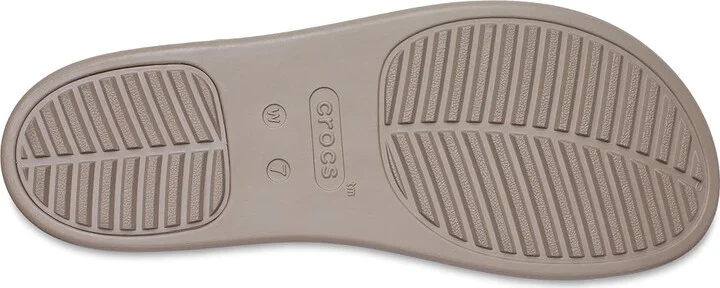 Crocs Brooklyn Ankle Strap Wedges Women's Shoes Shitake : 10 M - Image 3