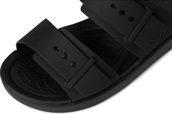 Crocs Brooklyn Buckle Low Low Women's Sandals Black : 11 M, Synthetic - Image 7