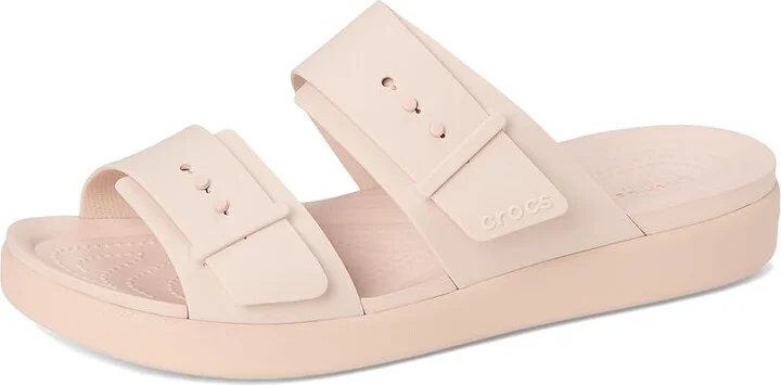 Crocs Brooklyn Buckle Low Low Women's Sandals Quartz : 9 M, Synthetic - Image 5