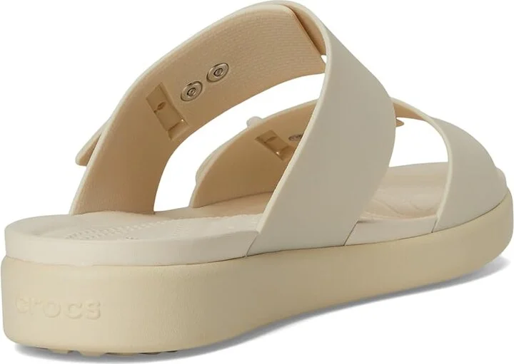Crocs Brooklyn Buckle Low Low Women's Sandals Sandstone : 6 M, Synthetic - Image 4