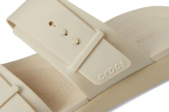 Crocs Brooklyn Buckle Low Low Women's Sandals Sandstone : 6 M, Synthetic - Image 7