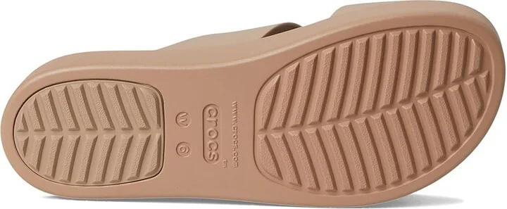 Crocs Brooklyn Buckle Low Wedge Women's Shoes Latte : 10 M - Image 3