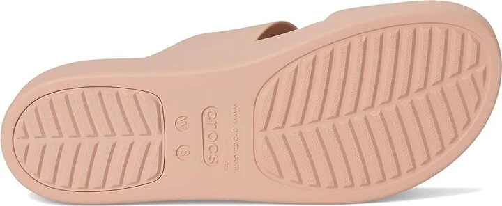 Crocs Brooklyn Buckle Low Wedge Women's Shoes Pink Caramel : 6 M - Image 3