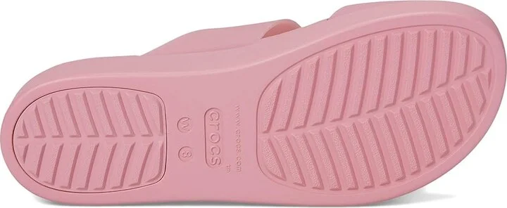 Crocs Brooklyn Buckle Low Wedge Women's Shoes Rosette : 11 M - Image 3