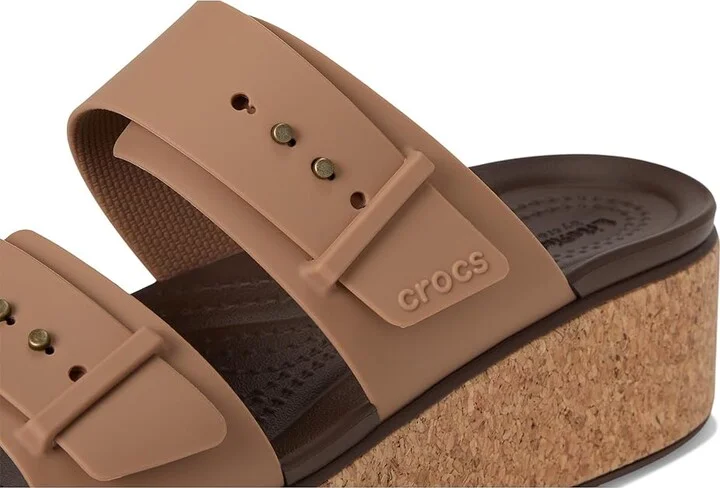 Crocs Brooklyn Cork Buckle Sandals Women's Sandals Milk Chocolate : 7 M - Image 7