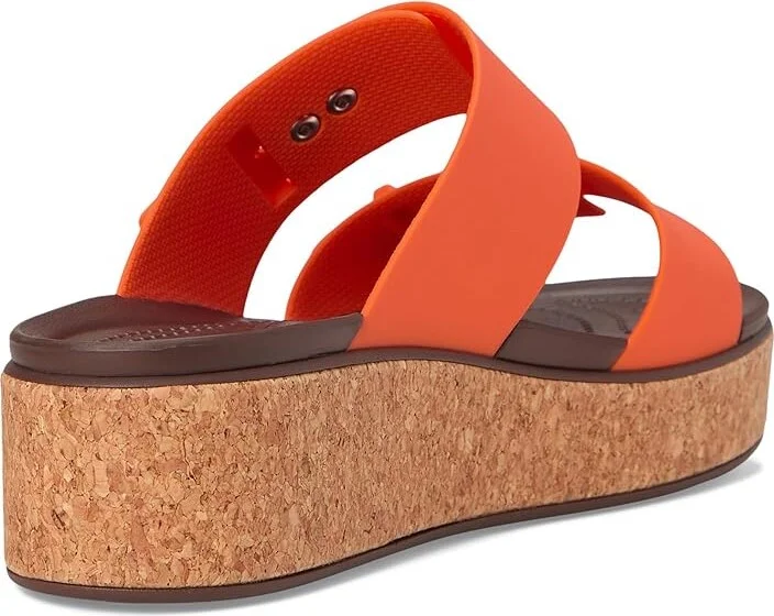 Crocs Brooklyn Cork Buckle Sandals Women's Sandals Topaz : 8 M - Image 4