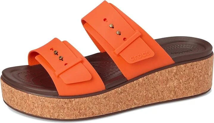 Crocs Brooklyn Cork Buckle Sandals Women's Sandals Topaz : 8 M - Image 5