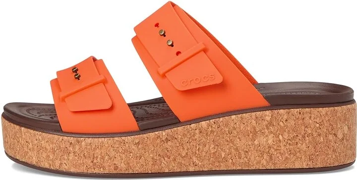 Crocs Brooklyn Cork Buckle Sandals Women's Sandals Topaz : 8 M - Image 6
