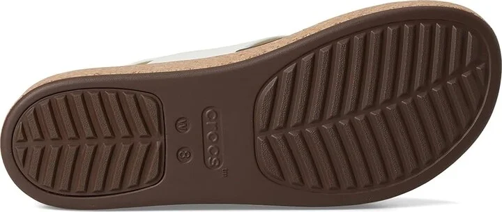 Crocs Brooklyn Cork Low Wedge Women's Sandals Chalk : 11 M, Synthetic - Image 3