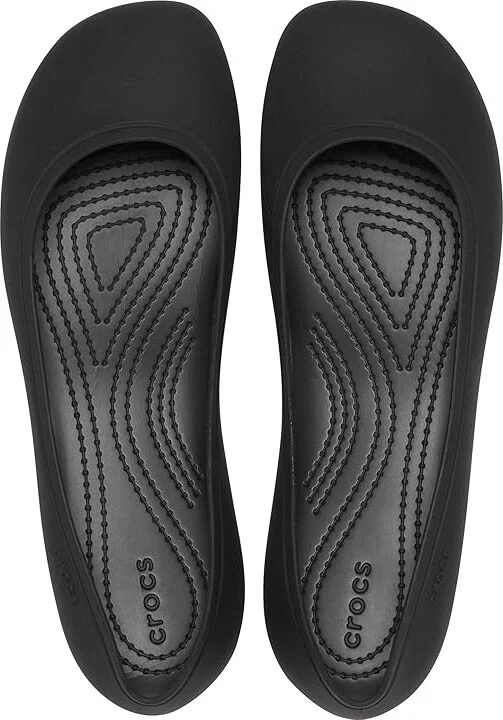 Crocs Brooklyn Flat Women's Shoes Black : 10 M, Synthetic - Image 2