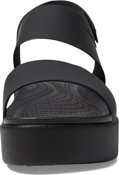 Crocs Brooklyn Low Wedge Women's Wedge Shoes Black/Black : 4 M, Synthetic - Image 3
