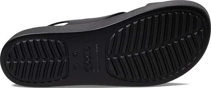 Crocs Brooklyn Low Wedge Women's Wedge Shoes Black/Black : 4 M, Synthetic - Image 4