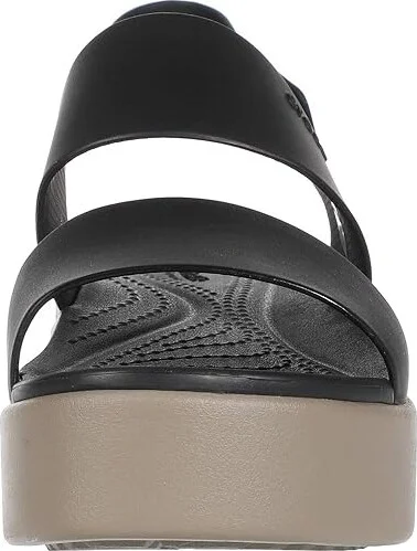 Crocs Brooklyn Low Wedge Women's Wedge Shoes Black/Mushroom : 10 M, Synthetic - Image 6
