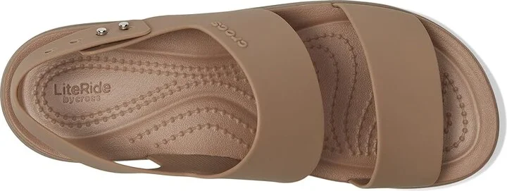Crocs Brooklyn Low Wedge Women's Wedge Shoes Latte/Mushroom : 10 M, Synthetic - Image 2